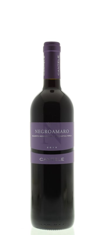 Cantele Negroamaro Rosso 2013 Front Bottle Shot
