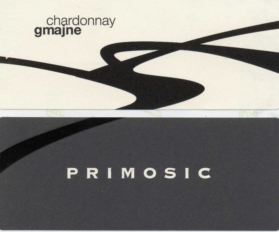 Primosic Gmajne Chardonnay 2011 Front Label