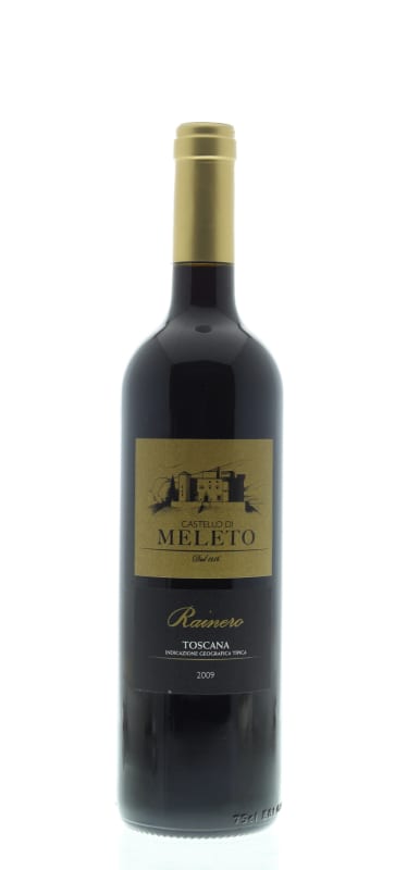Castello di Meleto Rainero 2009 Front Bottle Shot