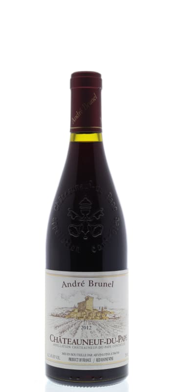Andre Brunel Chateauneuf-du-Pape 2012 Front Bottle Shot