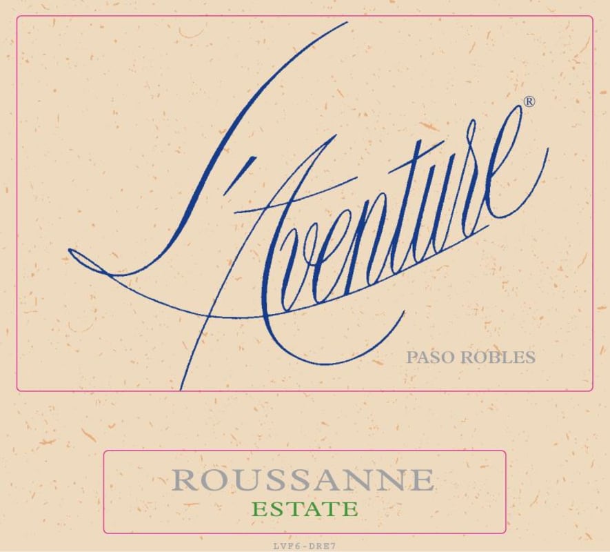 L'Aventure Estate Roussane 2009 Front Label