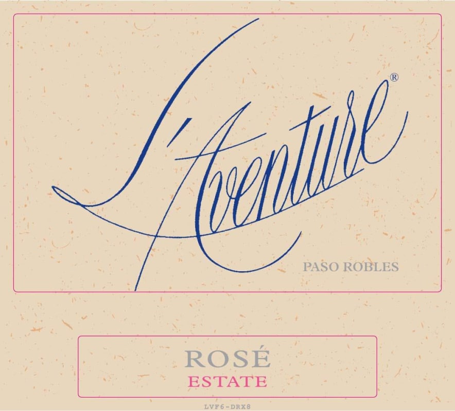L'Aventure Estate Rose 2013 Front Label