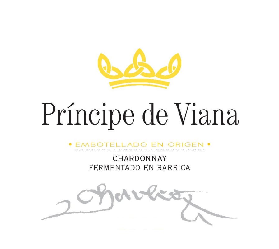 Principe de Viana Fermentado en Barrica Chardonnay 2013 Front Label
