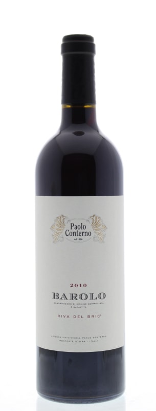 Paolo Conterno Barolo Riva del Bric 2010 Front Bottle Shot