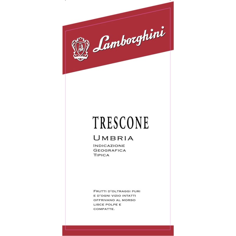 Lamborghini Trescone 2011 Front Label