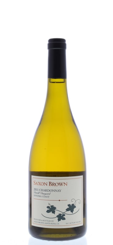 Saxon Brown Durell Vineyard Chardonnay 2011 Front Bottle Shot