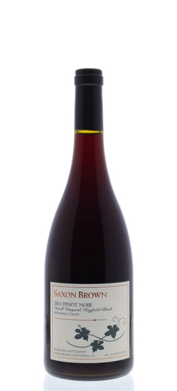 Saxon Brown Durell Vineyard Pinot Noir 2011 Front Bottle Shot