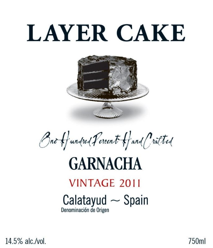 Layer Cake Calatayud Garnacha 2011 Front Label