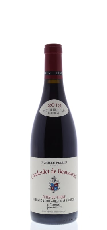 Chateau de Beaucastel Coudoulet Rouge 2013 Front Bottle Shot