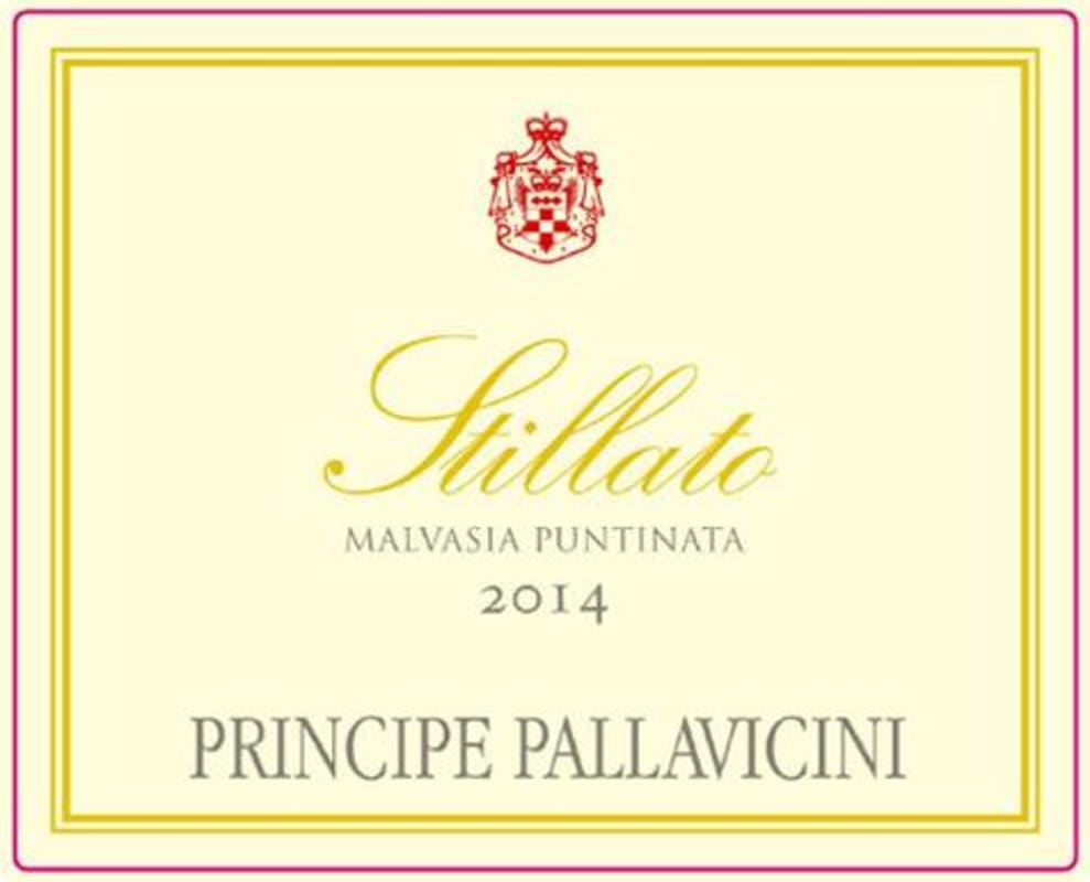 Principe Pallavicini Lazio Stillato Passito di Malvasia Puntinata 2014 Front Label