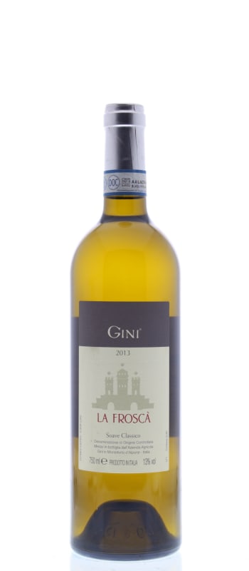 Gini Soave Classico La Frosca 2013 Front Bottle Shot