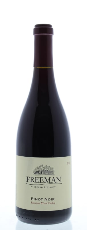Freeman Russian River Pinot Noir 2012 Front Bottle Shot