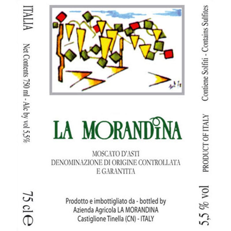La Morandina Moscato d'Asti 2014 Front Label