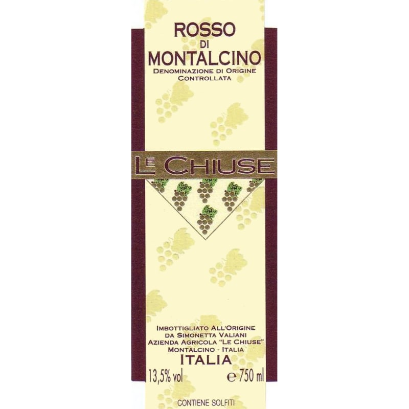 Le Chiuse Rosso di Montalcino 2013 Front Label