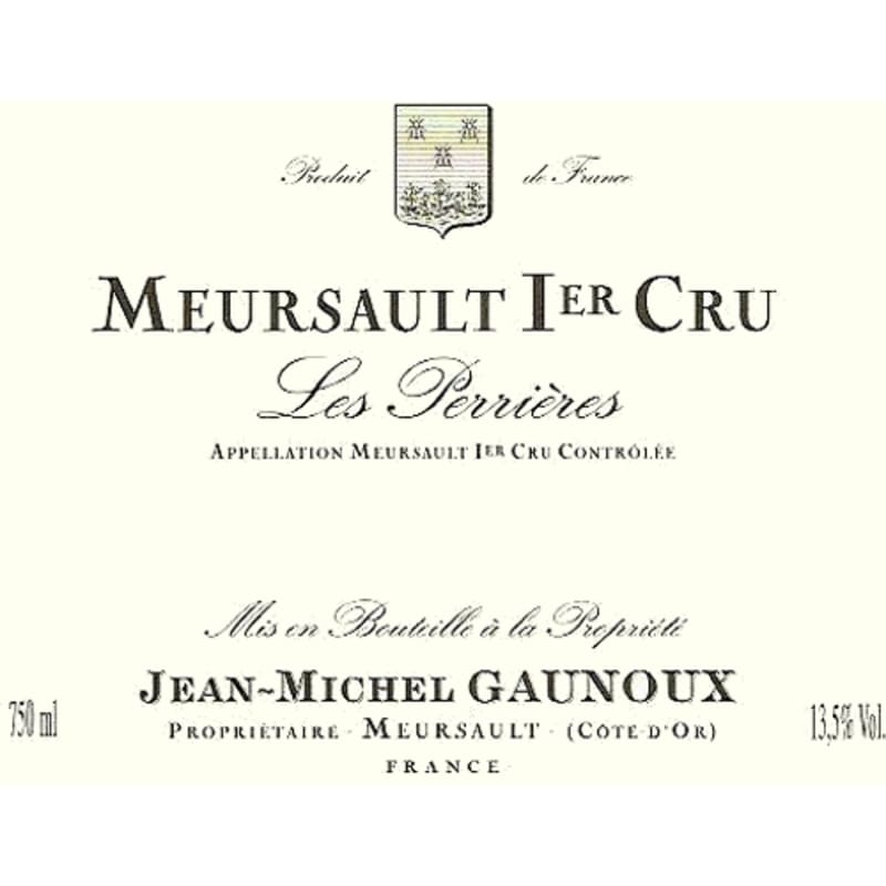 Jean-Michel Gaunoux Premier Cru Les Perrieres Meursault 2007 Front Label
