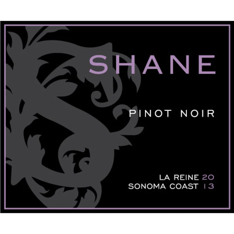 Shane La Reine Pinot Noir 2013 Front Label