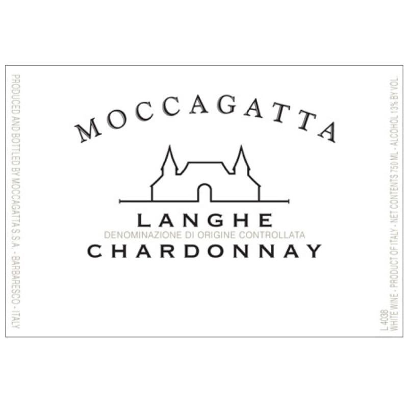 Moccagatta Langhe Chardonnay 2013 Front Label