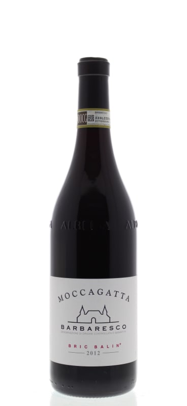 Moccagatta Barbaresco Bric Balin 2012 Front Bottle Shot