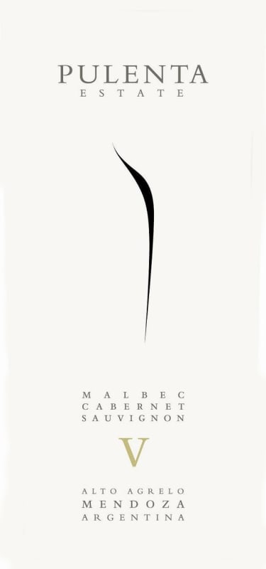 Pulenta V Malbec-Cabernet Sauvignon 2012 Front Label