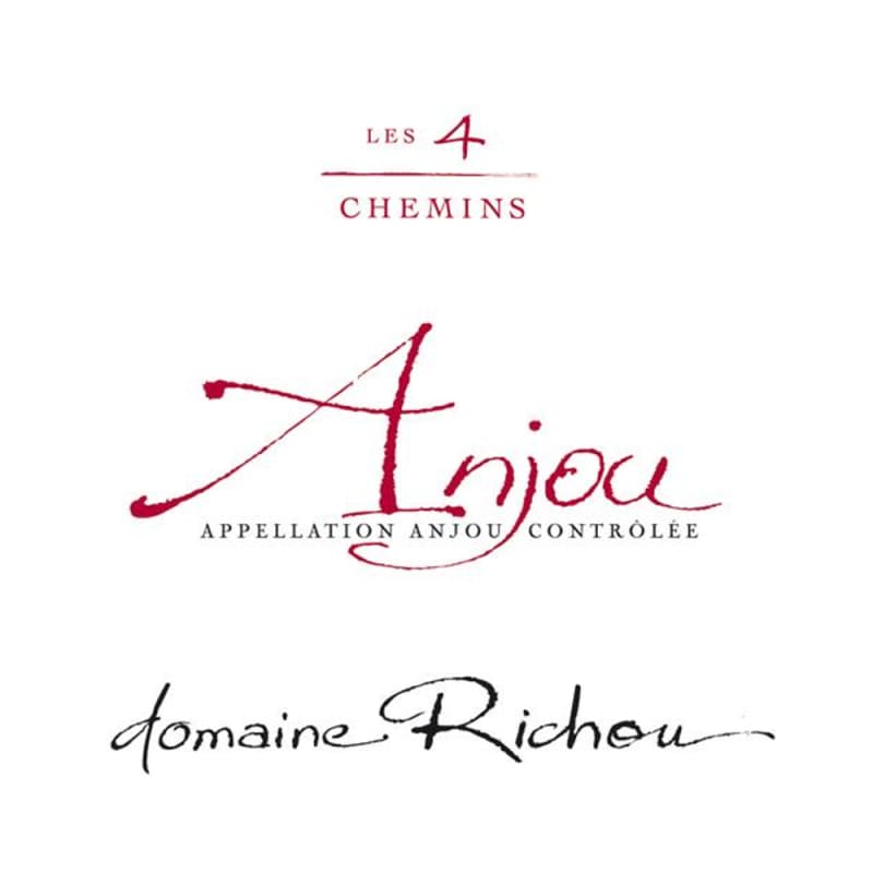 Domaine Richou Les 4 Chemins Anjou 2013 Front Label