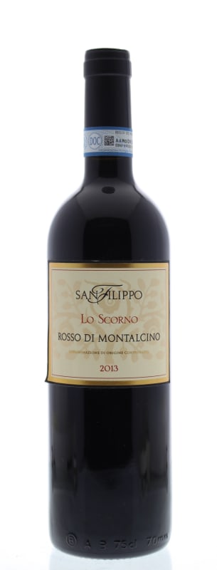 San Filippo Rosso di Montalcino Lo Scorno 2013 Front Bottle Shot