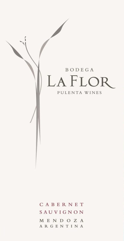 Pulenta La Flor Cabernet Sauvignon 2014 Front Label