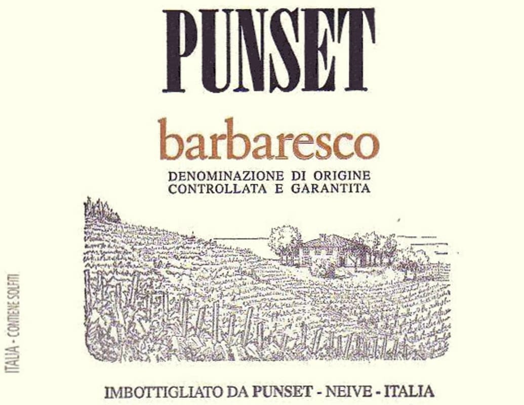 Punset Barbaresco Riserva 2011 Front Label
