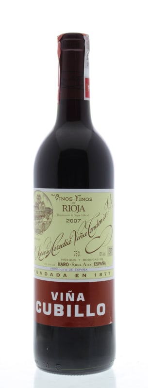 R. Lopez de Heredia Vina Cubillo Crianza 2007 Front Bottle Shot