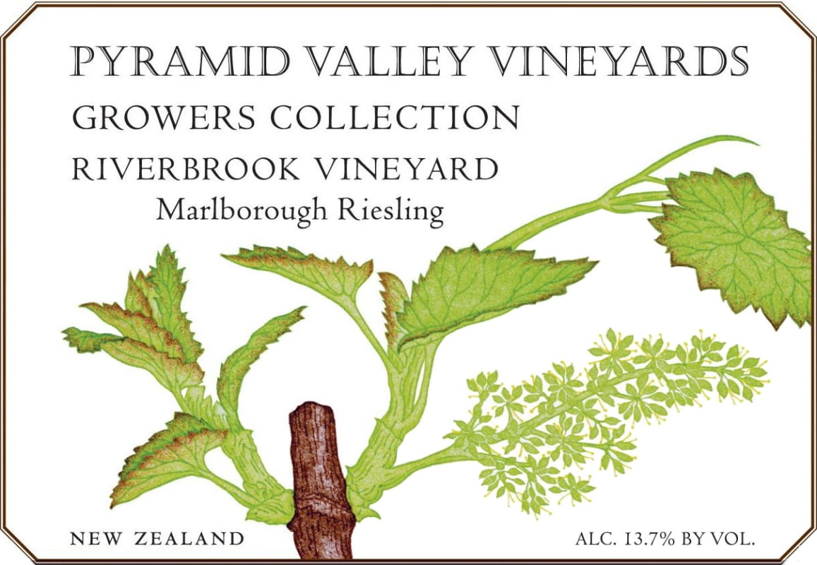Pyramid Valley Riverbrook Riesling 2009 Front Label