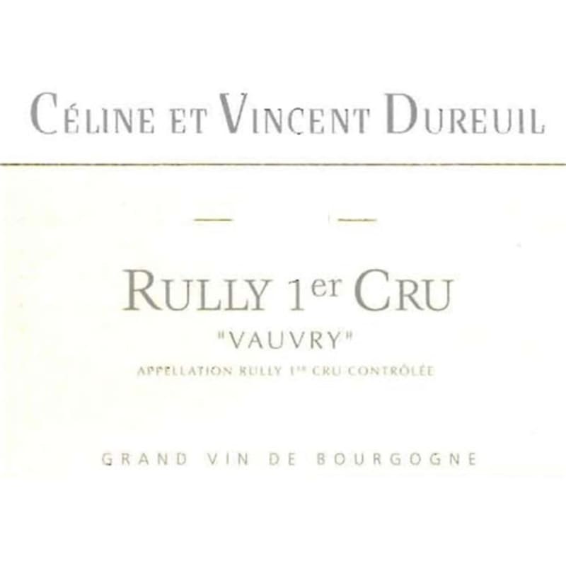 Dureuil-Janthial Rully Premier Cru Vauvry Rouge 2012 Front Label