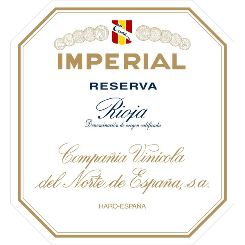 CVNE Imperial Reserva Rioja 2008 Front Label