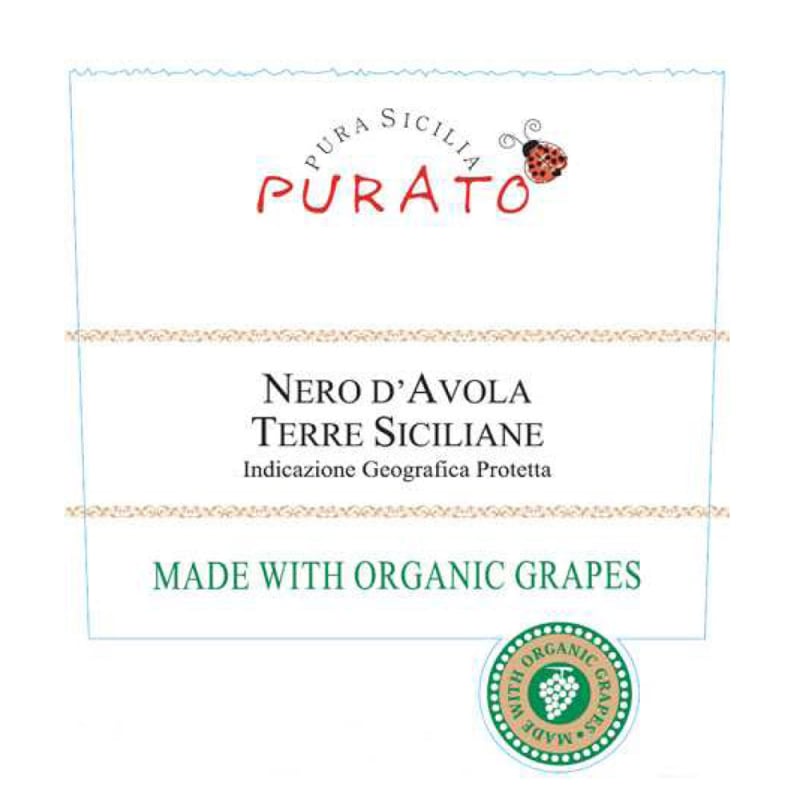 Feudo di Santa Tresa Purato Nero d'Avola 2014 Front Label