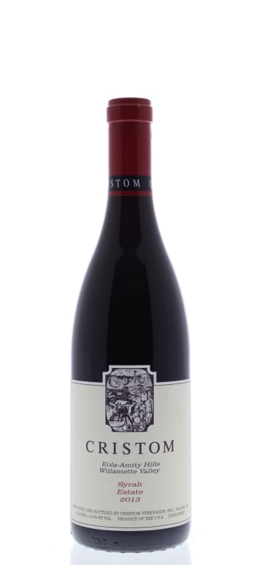 Cristom Estate Syrah 2013 Front Bottle Shot