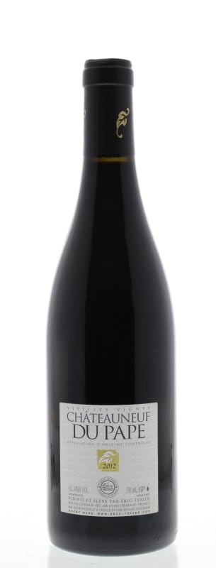 Eric Texier Chateauneuf-du-Pape Vieilles Vignes 2012 Front Bottle Shot
