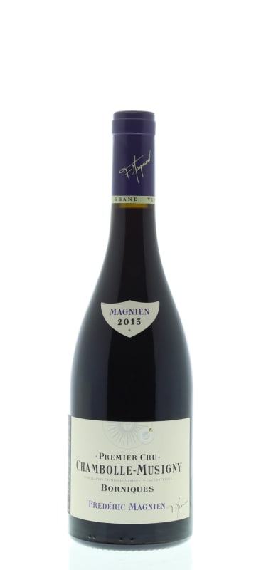 Frederic Magnien Chambolle-Musigny Borniques Premier Cru 2013 Front Bottle Shot