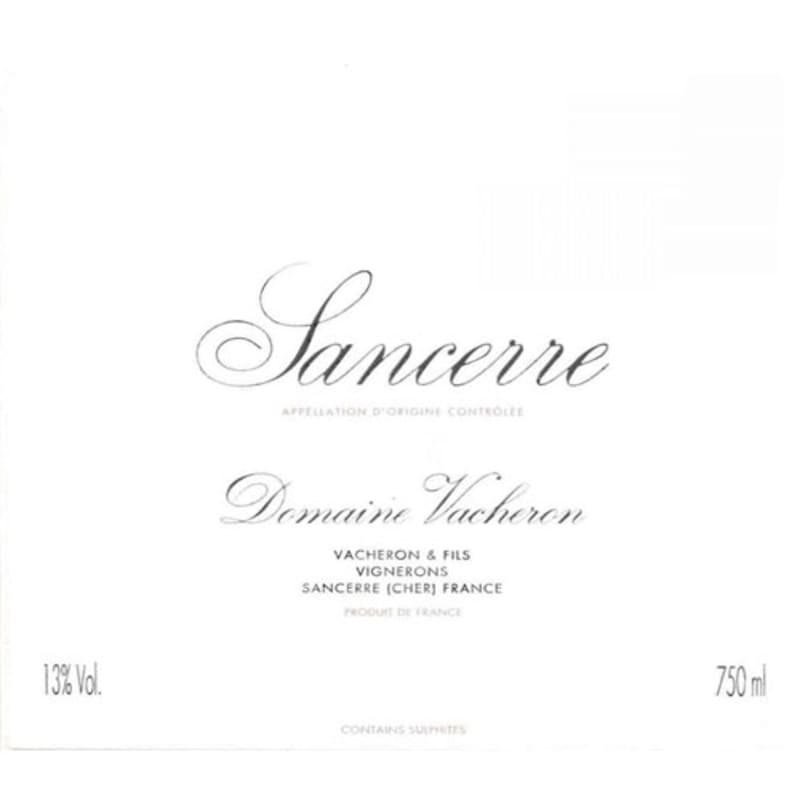 Domaine Vacheron Sancerre Rouge 2013 Front Label