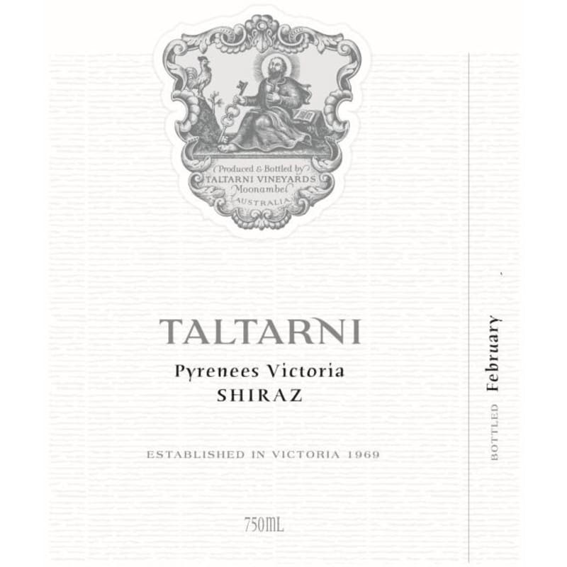 Taltarni Pyrenees Shiraz 2013 Front Label