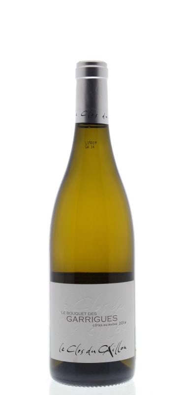 Clos du Caillou Cotes du Rhone Bouquet des Garrigues Blanc 2014 Front Bottle Shot