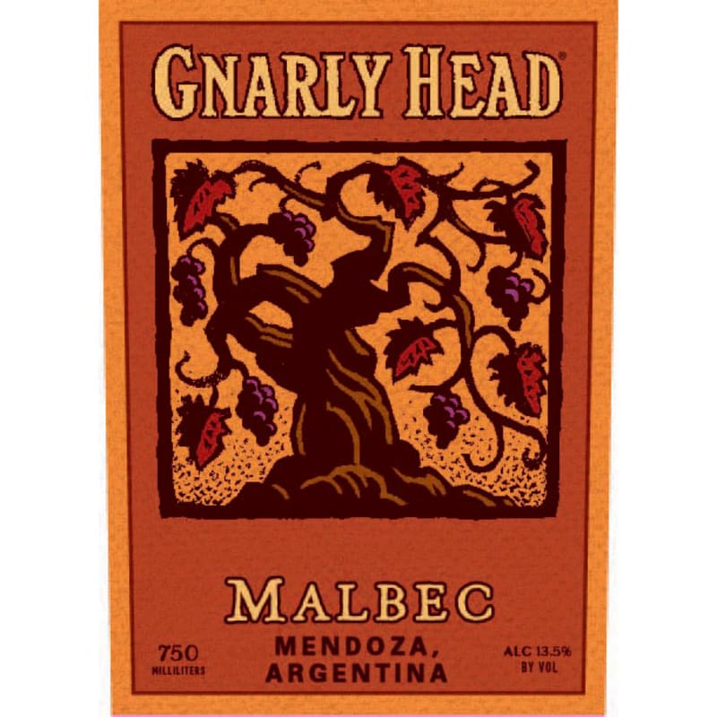 Gnarly Head Malbec 2012 Front Label
