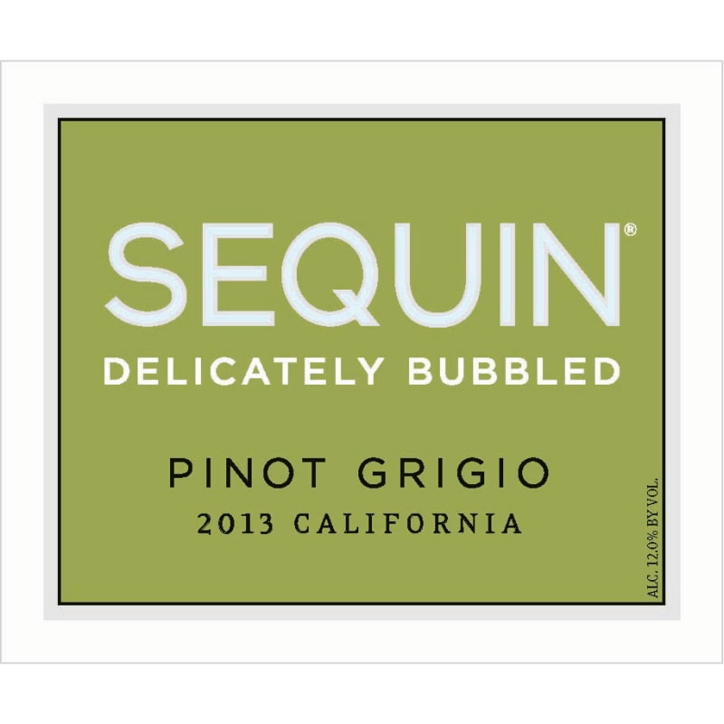 Sequin Pinot Grigio 2013 Front Label