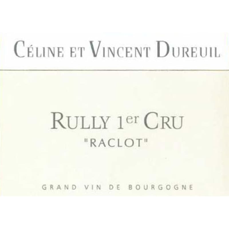 Dureuil-Janthial Rully Premier Cru Raclot Blanc 2013 Front Label