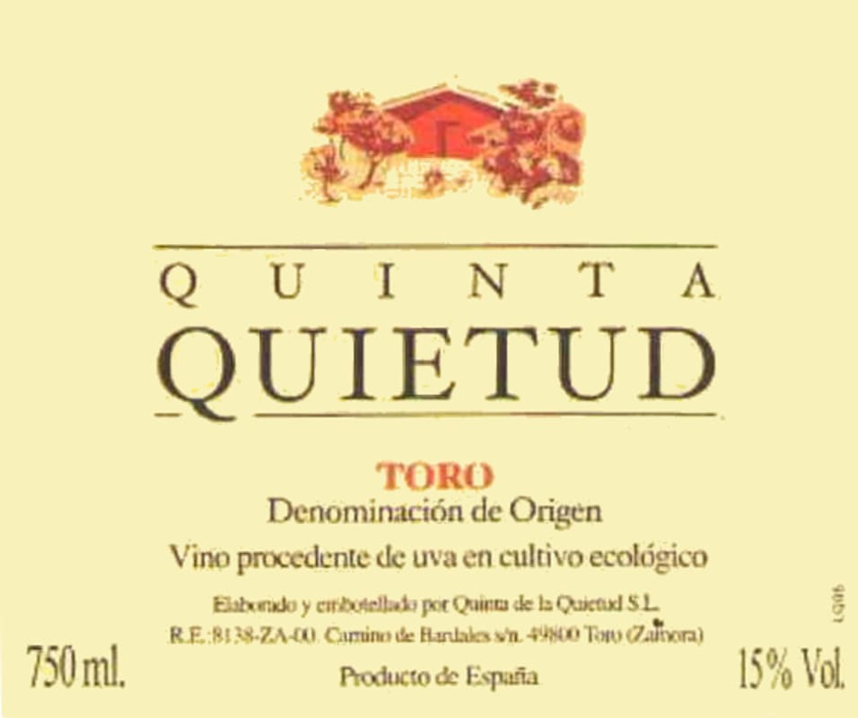 Quinta de la Quietud Quinta Quietud 2011 Front Label