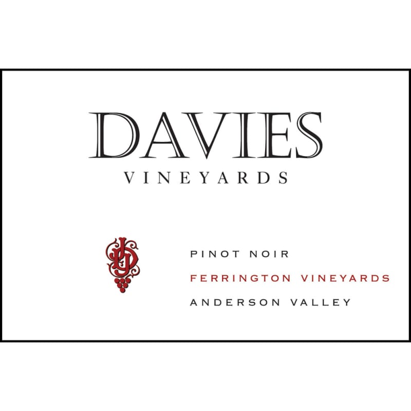 Davies Ferrington Vineyards Pinot Noir 2013 Front Label