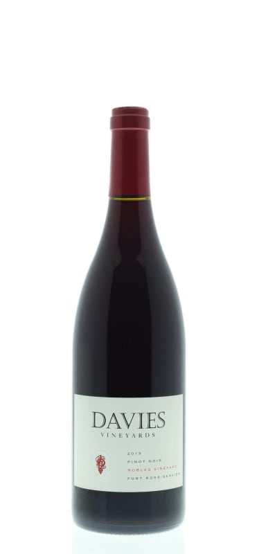 Davies Nobles Vineyard Pinot Noir 2013 Front Bottle Shot