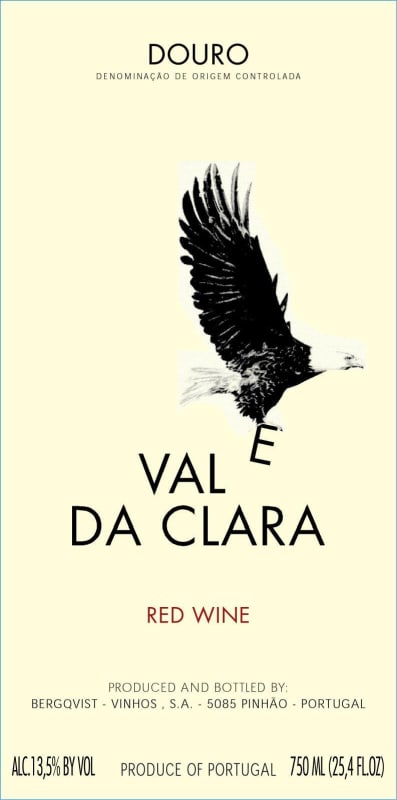 Quinta de la Rosa Vale da Clara 2012 Front Label
