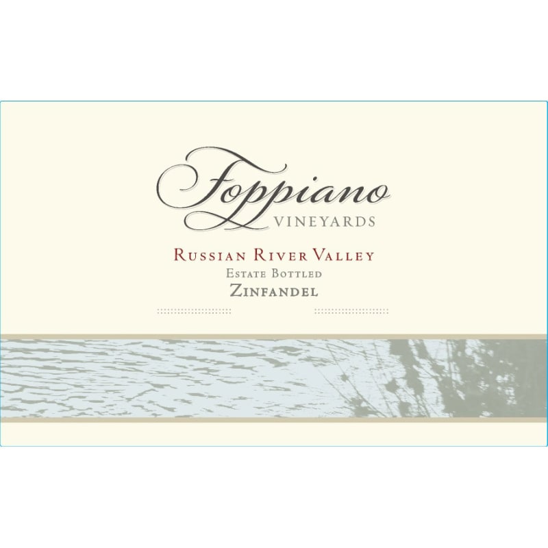 Foppiano Estate Zinfandel 2012 Front Label
