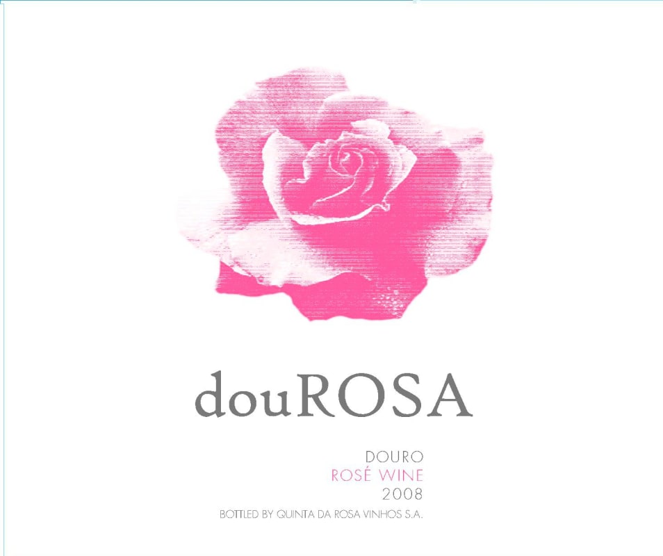 Quinta de la Rosa Douro douRosa Rose 2008 Front Label