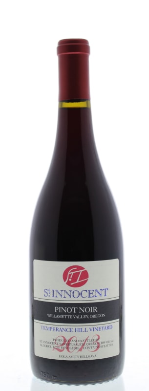 St. Innocent Temperance Hill Vineyard Pinot Noir 2013 Front Bottle Shot