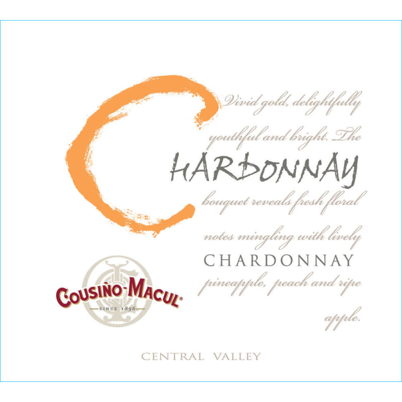 Cousino Macul Chardonnay 2014 Front Label