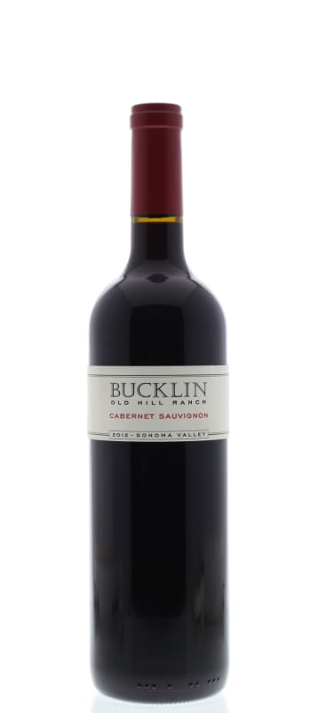 Bucklin Old Hill Ranch Cabernet Sauvignon 2012 Front Bottle Shot